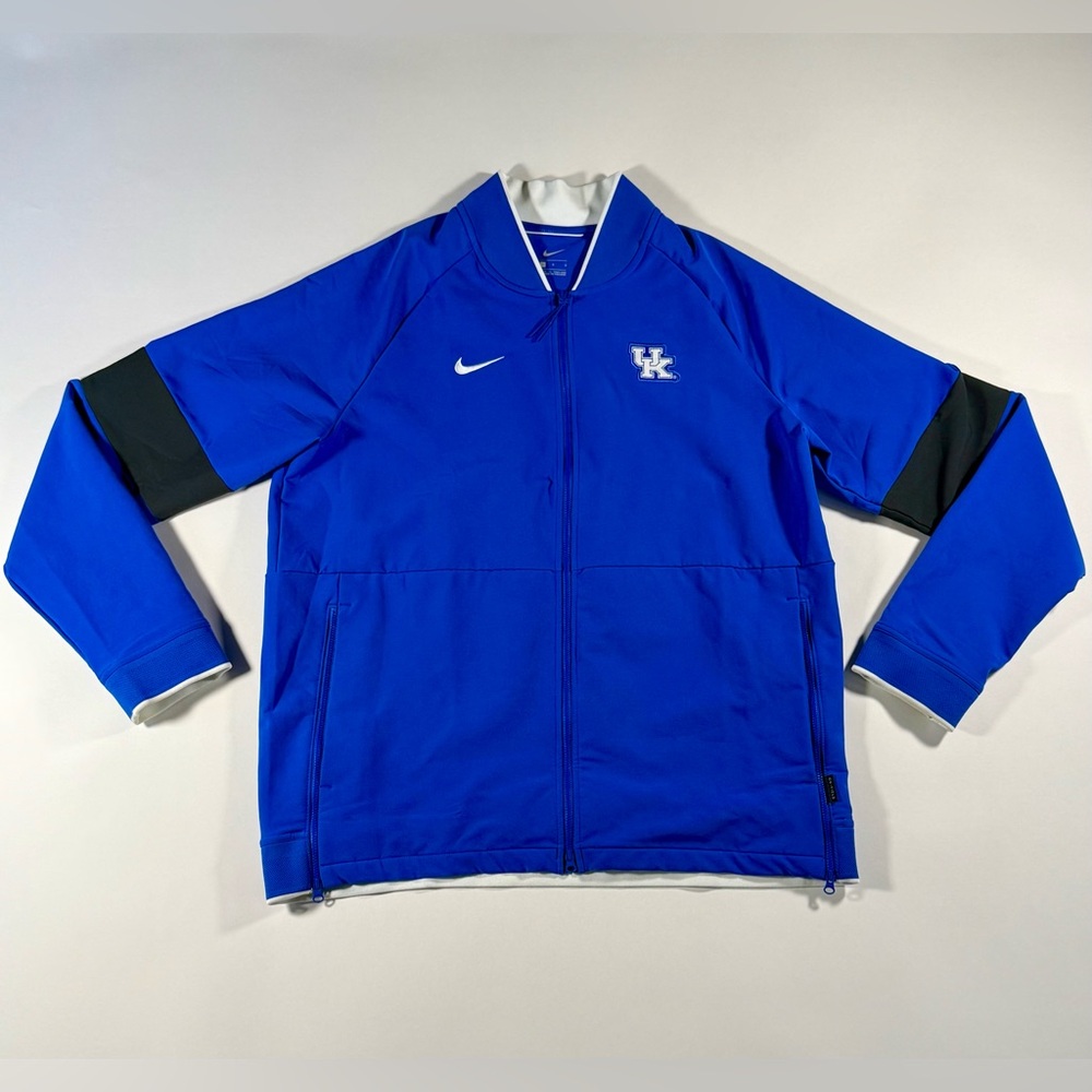 Nike NCAA University of Kentucky Wildcats Blue Athletic Team Jacket Large